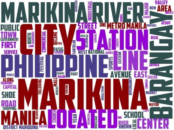 Marikina Wordart Tshirt: Hand-Drawn Joy in Every Letter