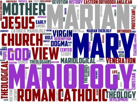 Mariology Wordart Skinny Tumbler: Where Devotional Aesthetic Meets Everyday Utility