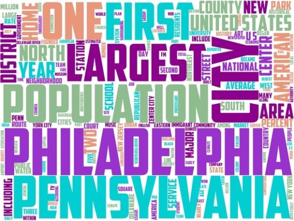 Philadelphia Wordart Crafting: Hand-Drawn Wordclouds