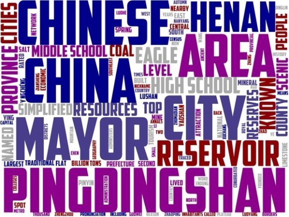 Pingdingshan Wordart Tumbler: Hand-Drawn Word Clouds for Real Creativity