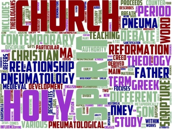 Pneumatology Wordart Background