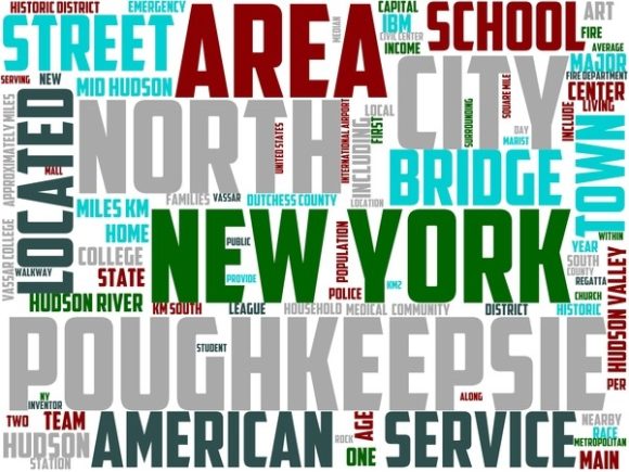 Poughkeepsie Wordart Tumbler