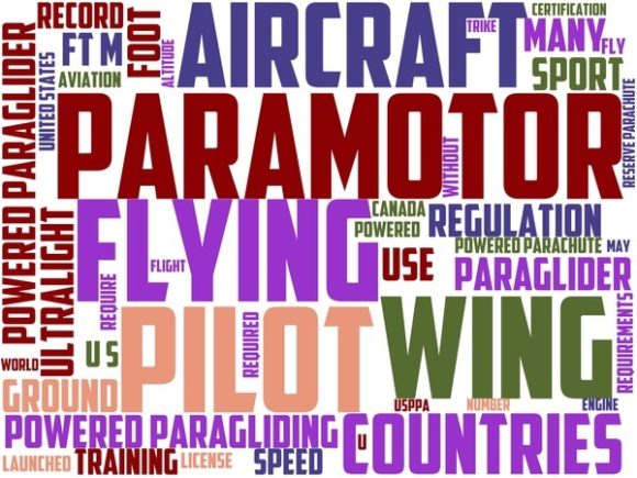 Power Paragliding Wordart Tumbler