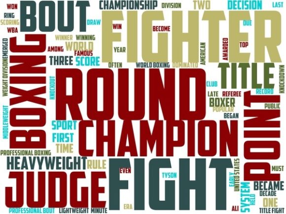 Professional Boxer Wordart Book Cover
