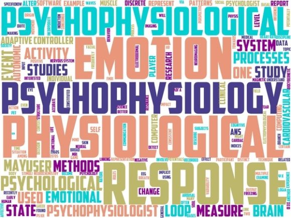 Psychophysiology Wordart Background